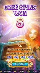Mermaid Riches · Identifikasi susunan gulungan unik, simbol visual, dan indikator pengganda.